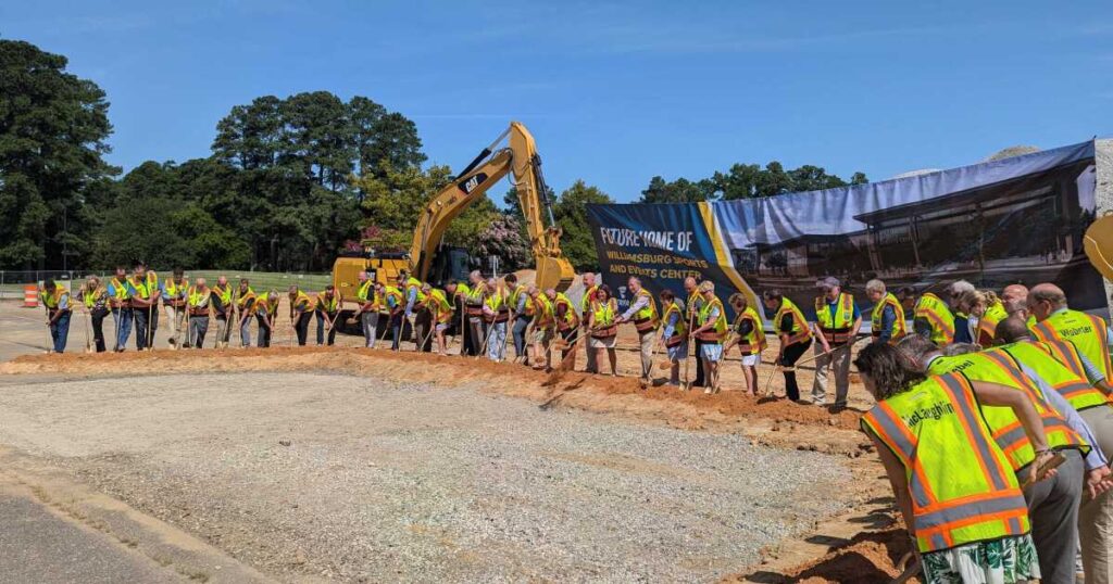 Officials begin construction on the Williamsburg Sports & Events Center